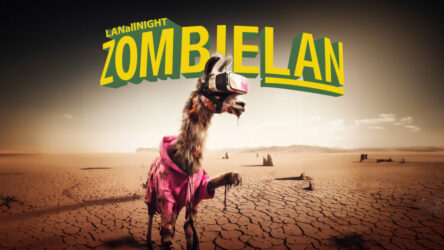 Wallpaper - ZombieLAN Real Llama