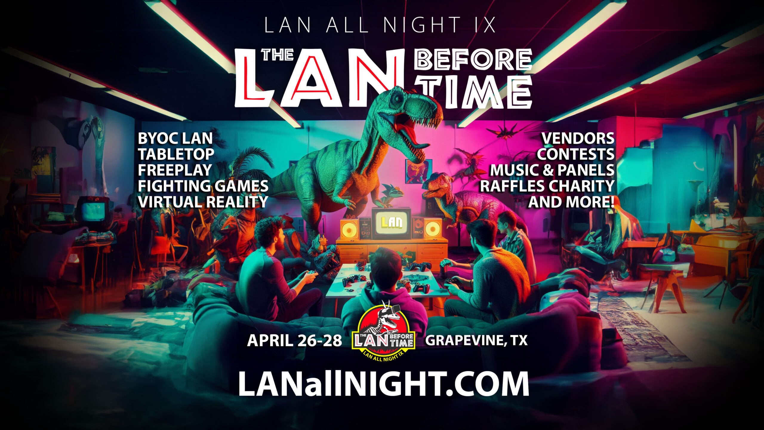 LAN Before Time - Art Graphic